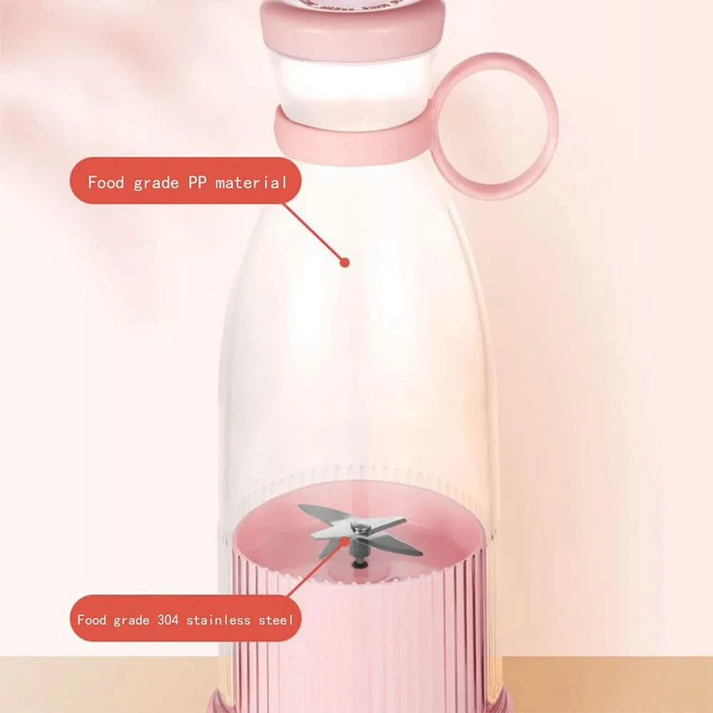 Portable USB Rechargeable Mixer & Fresh Fruit Juicer | Perfect for Smoothies & Juices - FitZone360
