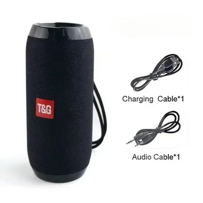 Portable Bluetooth Speaker | Waterproof Outdoor Subwoofer with FM & TF Support - FitZone360