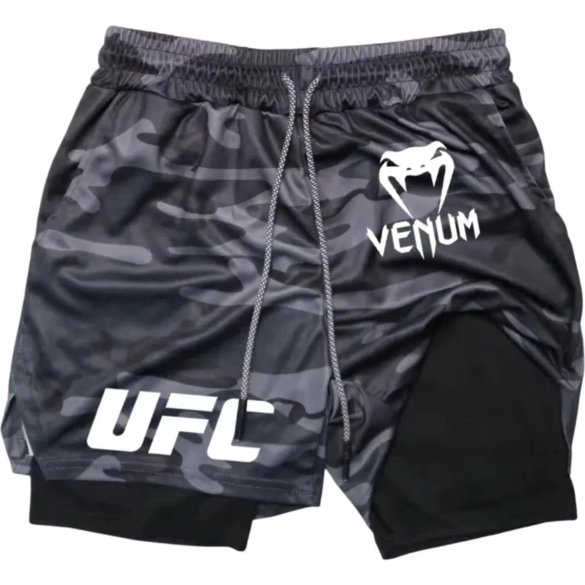 Venum UFC 2-Layer Compression Shorts | Fight-Ready Performance | FitZone360 - FitZone360