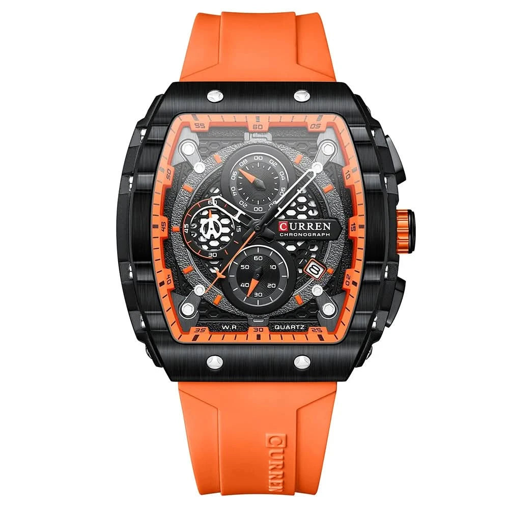 Top Brand Men's Watches | Luxury Square Quartz Wristwatch - FitZone360