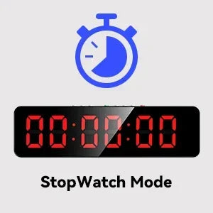 LED Digital Boxing Timer | Round Interval Workout Clock for Boxing. MMA, Muay Thai, and Martial Arts - FitZone360