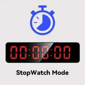 LED Digital Boxing Timer | Round Interval Workout Clock for Boxing. MMA, Muay Thai, and Martial Arts - FitZone360