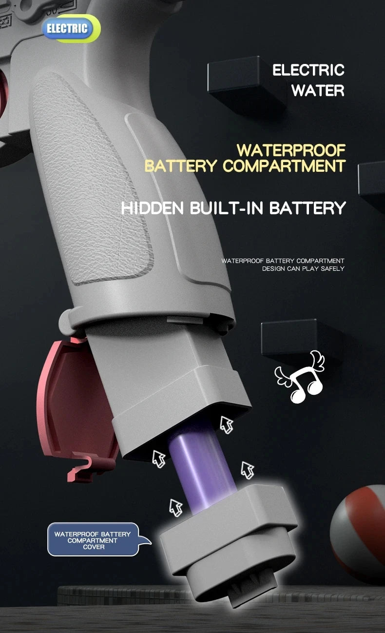 M416 Electric Water Gun Toy – Full-Auto Summer Splash Blaster for All Ages! - FitZone360
