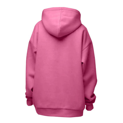 Trendy Solid Color Sports Hoodies | Fleece Sweatshirts for Men & Women | Couple Pullover for Spring & Autumn - FitZone360