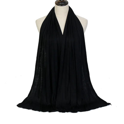 🌙 Soft Modal Cotton Jersey Hijab Scarf – 170x60cm