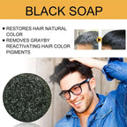 Hair Darkening Shampoo Bar 50g | Restore & Darken Hair - FitZone360
