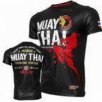 Fashion Muay Thai Sports T-Shirt | Lightweight, Breathable Fitness & Combat Training Tee - FitZone360