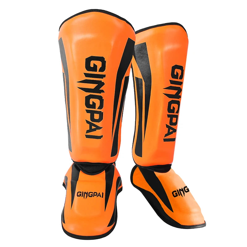 Muay Thai & Kickboxing Shin Guards – Martial Arts Protective Pads for Boxing, Sparring & Training - FitZone360