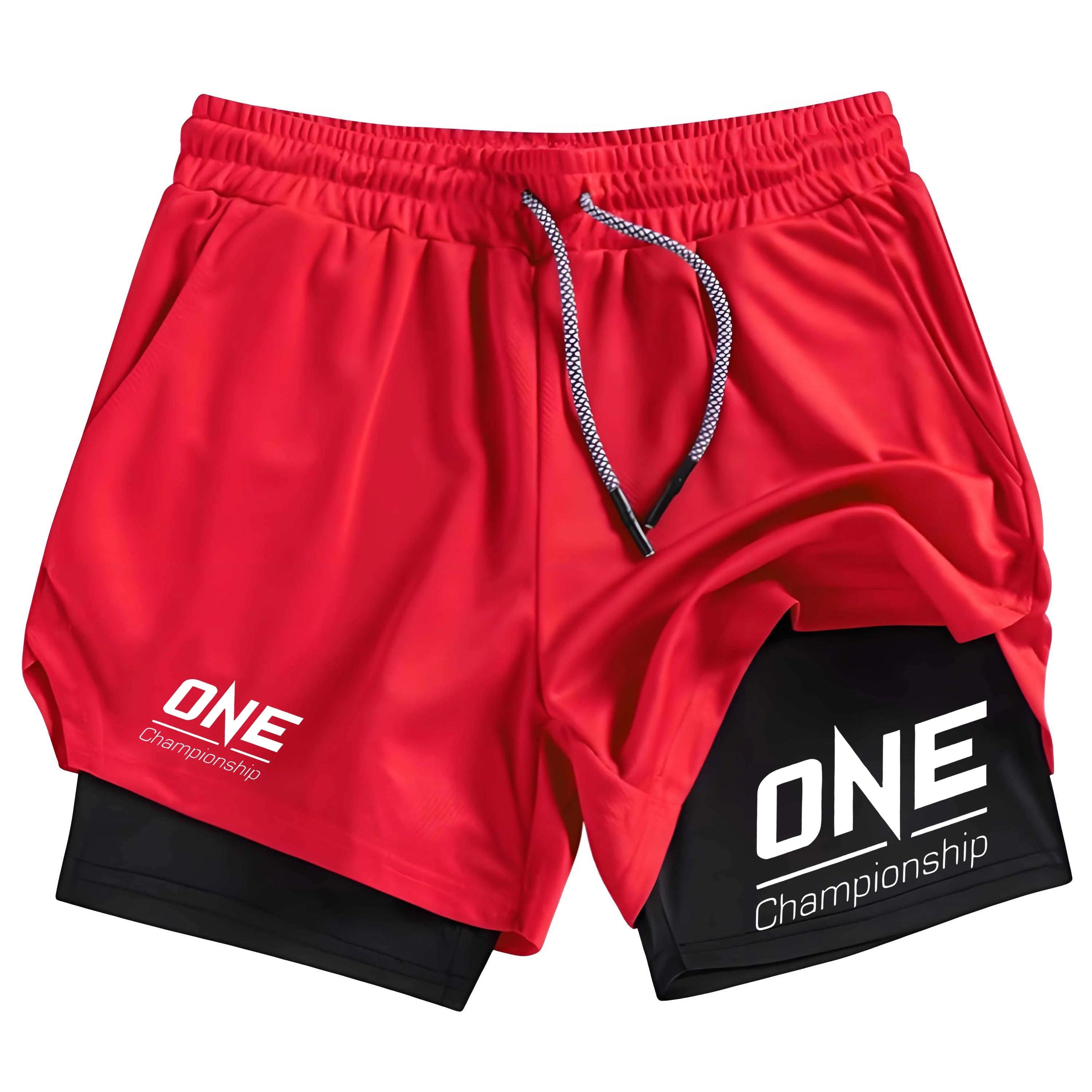 One Championship 2 Layer Compression Shorts | MMA Muay Thai Boxing