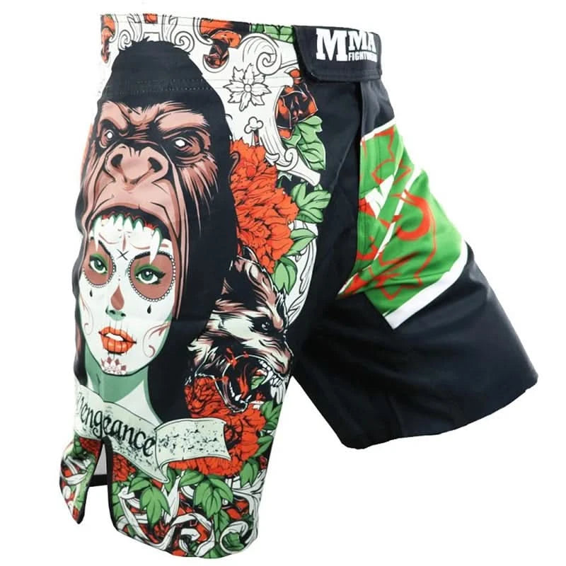 DOMINATE THE CAGE: Pro-Grade MMA Fight Shorts for Champions - FitZone360