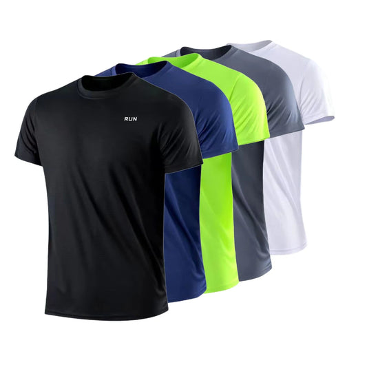 Men's Quick Dry Moisture-Wicking Gym T-Shirt – Lightweight Activewear Top - FitZone360