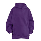 Trendy Solid Color Sports Hoodies | Fleece Sweatshirts for Men & Women | Couple Pullover for Spring & Autumn - FitZone360