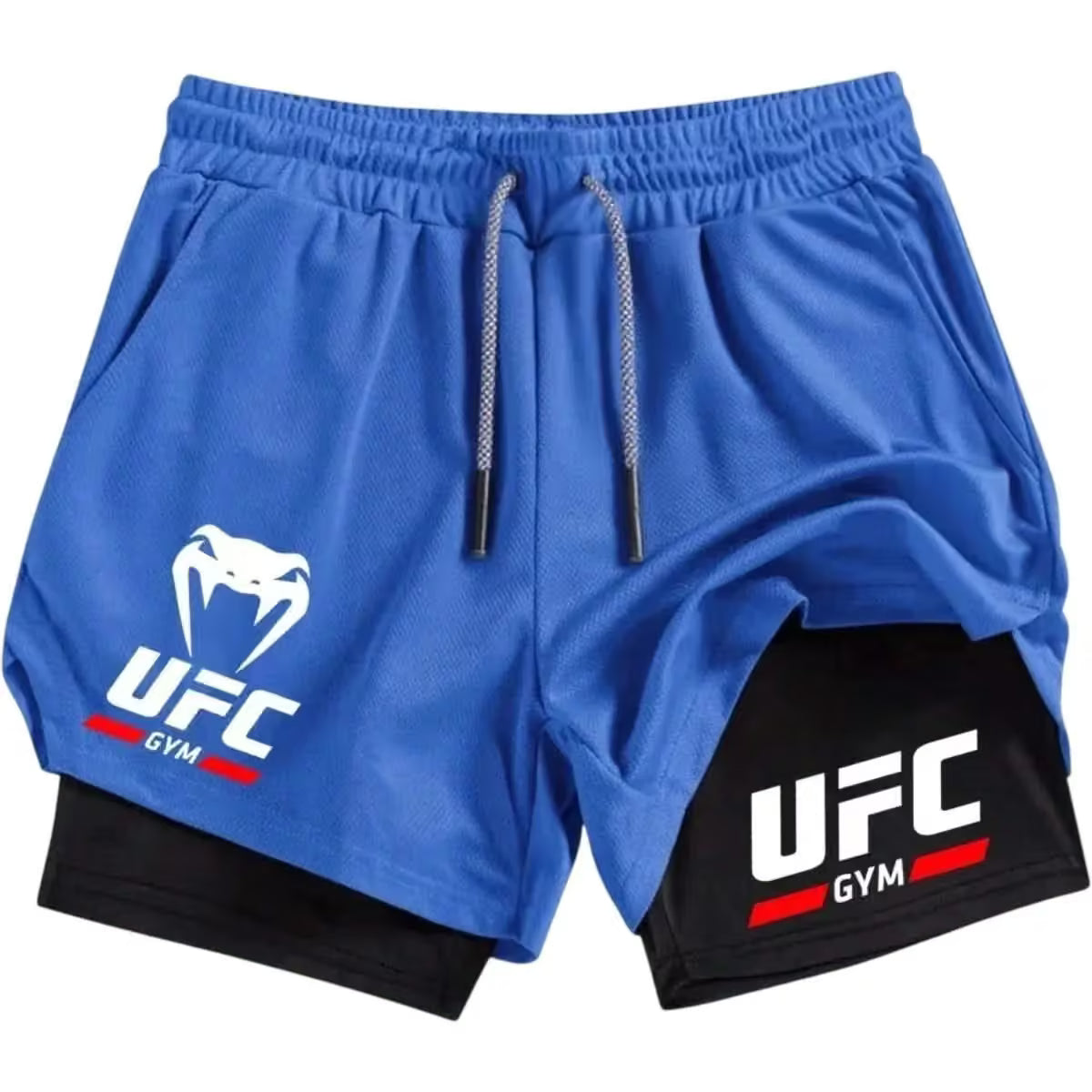 2-Layer MMA Compression Shorts | Muay Thai & Gym Training | SLIM Fit