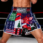 Christmas Style MMA Muay Thai Kickboxing Shorts