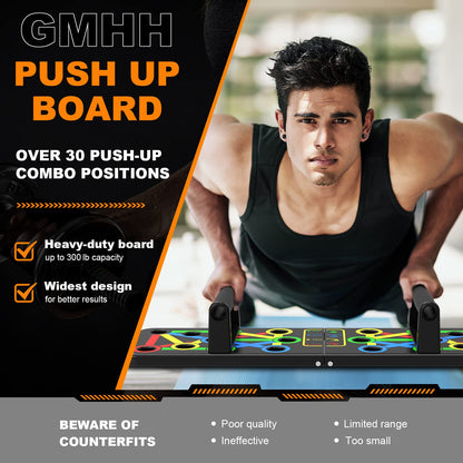 Push-up Board Trains-Chest, Shoulder, Arms, Core Muscle