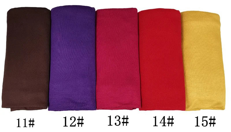 🌙 Soft Modal Cotton Jersey Hijab Scarf – 170x60cm - FitZone360