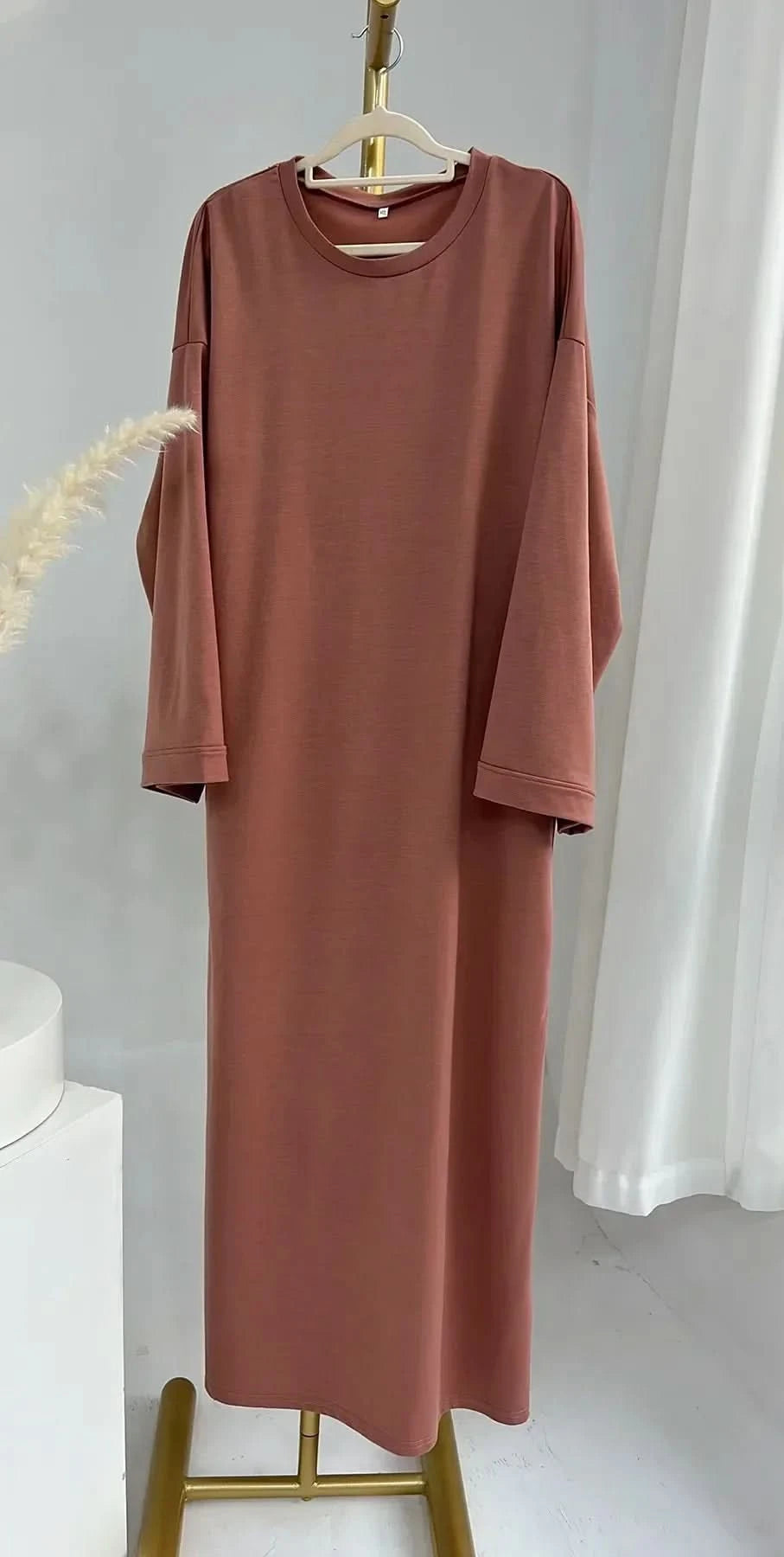 Casual Muslim Abaya Sweatshirt Dress for Women | Modest Daily Wear - FitZone360