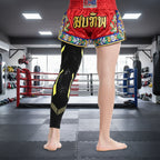 Padded Knee & Shin Compression Sleeve for Muay Thai, MMA & Martial Arts | Impact Protection, Support & Flexibility - FitZone360