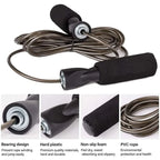 Adjustable Steel Wire Speed Jump Rope | Fast, Durable & Perfect for Boxer's - FitZone360
