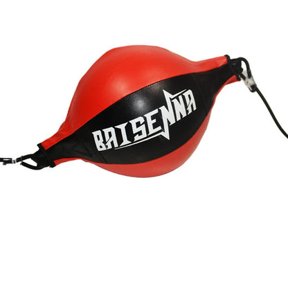 Leather Boxing Speedball – Swivel Hanging Punching Speed Ball for Home & Gym Training - FitZone360