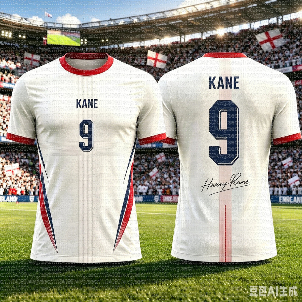 2026 England-Inspired Football Fan Shirt