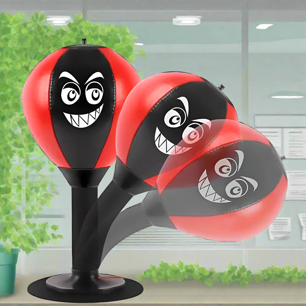 Desktop Boxing Speed Ball Punching Bag Stress Buster. - FitZone360