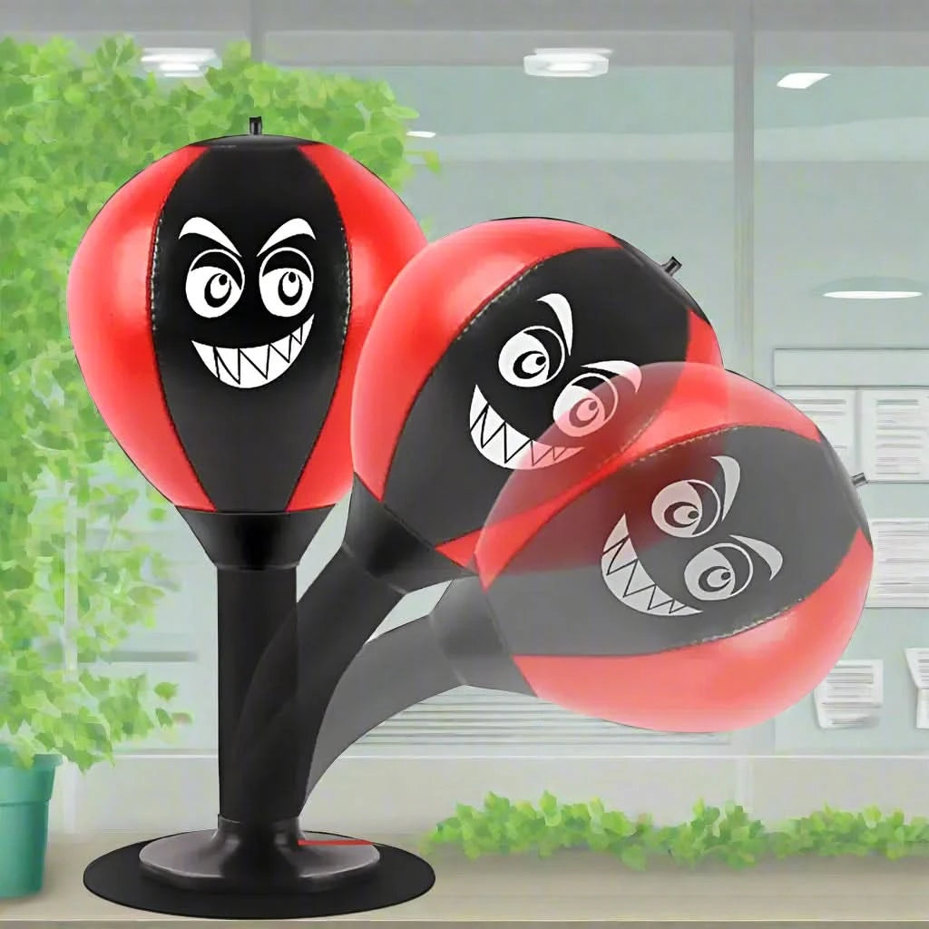 Desktop Boxing Speed Ball Punching Bag Stress Buster - FitZone360