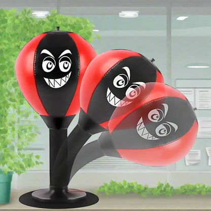 Desktop Boxing Speed Ball Punching Bag Stress Buster. - FitZone360