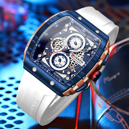 Top Brand Men's Watches | Luxury Square Quartz Wristwatch - FitZone360