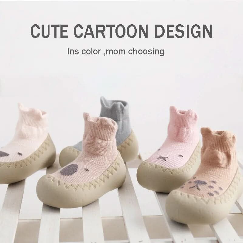 Non-Slip Toddler Shoes with Anti-Drop Soft Soles for Newborns | Soft Cartoon Baby Floor Socks for Spring and Summer – - FitZone360