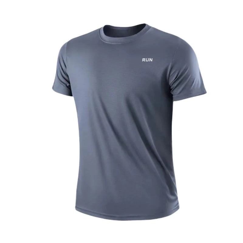 Men's Quick Dry Moisture-Wicking Gym T-Shirt – Lightweight Activewear Top - FitZone360