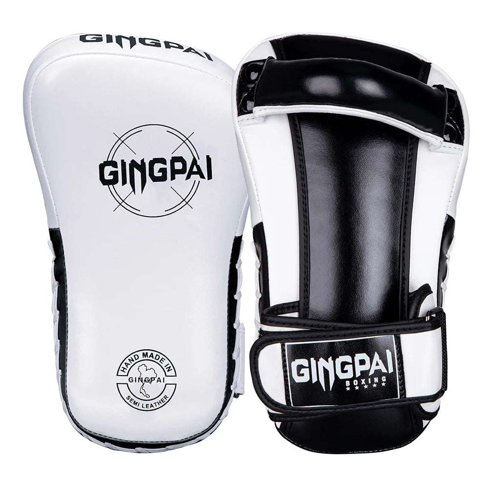 Muay Thai Pads | Kickboxing & MMA Striking Training | Single Arm Strap - FitZone360