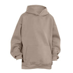Trendy Solid Color Sports Hoodies | Fleece Sweatshirts for Men & Women | Couple Pullover for Spring & Autumn - FitZone360