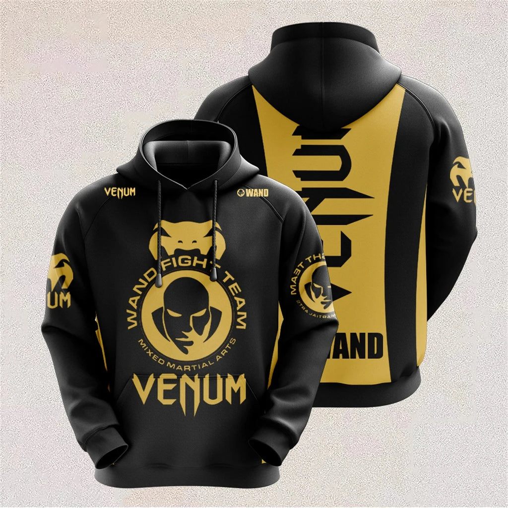 Venum Men's Combat Sports Hoodie – Boxing Muay Thai MMA Training Top