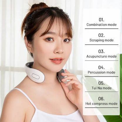 Electric Neck Massager with Magnetic Pulse Therapy