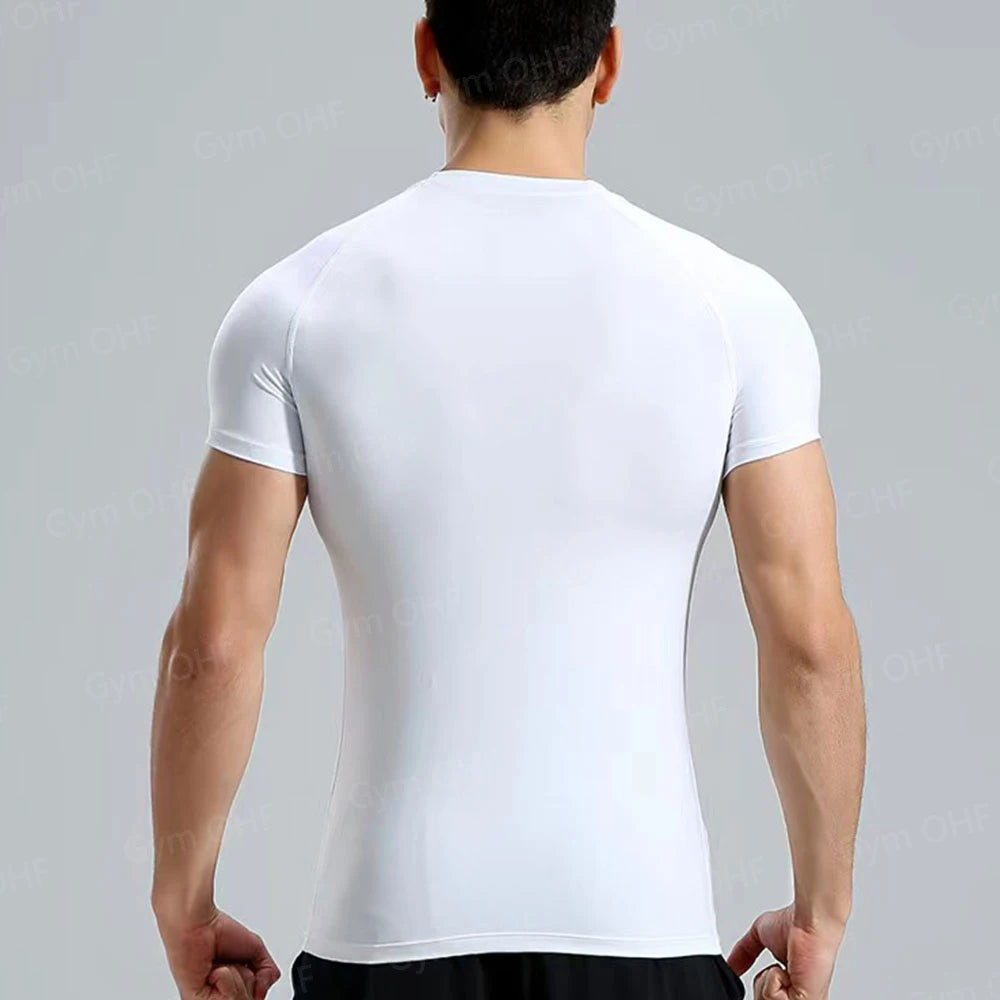 Lonsdale Men's Compression Gym Shirt – Quick-Dry Tight Fit for Fitness & Training - FitZone360