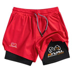 RIVAL 2-Layer Boxing Shorts with Compression Inner & Groin Cup Support
