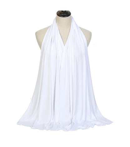 🌙 Soft Modal Cotton Jersey Hijab Scarf – 170x60cm - FitZone360