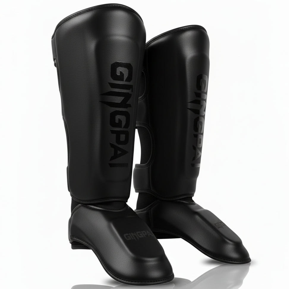 MMA Muay Thai Kickboxing Shin Guards | Mixed Martial Arts Protective Shin Pads - FitZone360