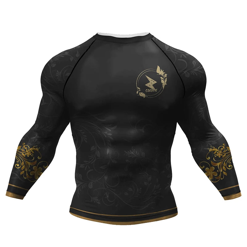 Men’s MMA & BJJ Training Set | Rashguard + Shorts for Jiu Jitsu - FitZone360