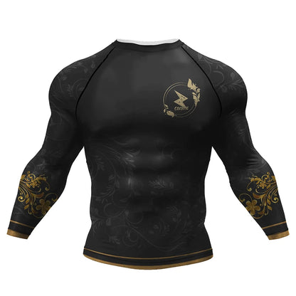 Men’s MMA & BJJ Training Set | Rashguard + Shorts for Jiu Jitsu - FitZone360