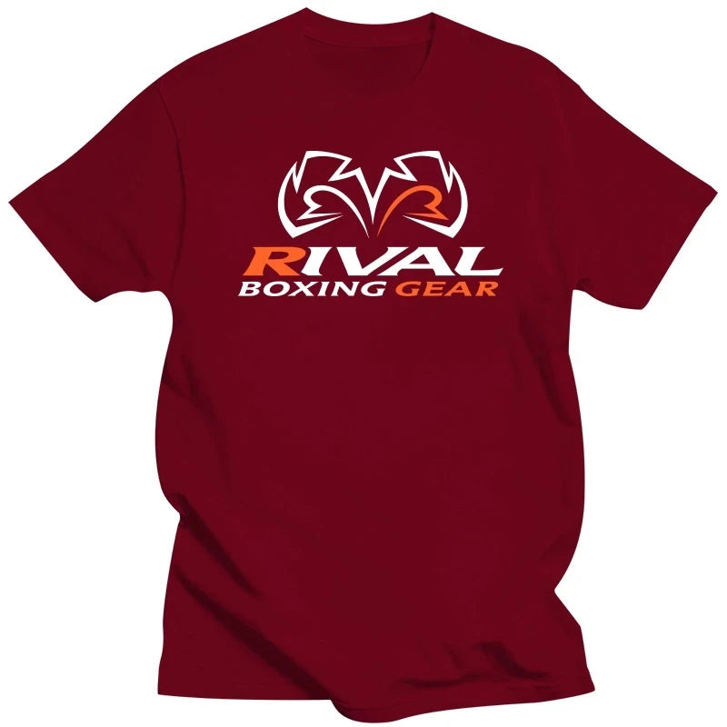 Rival Boxing Style Men’s Training T-Shirt – Combat Sports Gym Tee