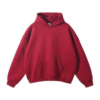Fleece Hooded Sweatshirt | Unisex Oversized Winter Hoodie Pullover