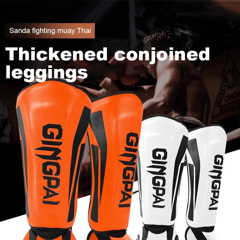 Muay Thai & Kickboxing Shin Guards – Martial Arts Protective Pads for Boxing, Sparring & Training - FitZone360