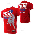 Fashion Muay Thai Sports T-Shirt | Lightweight, Breathable Fitness & Combat Training Tee - FitZone360