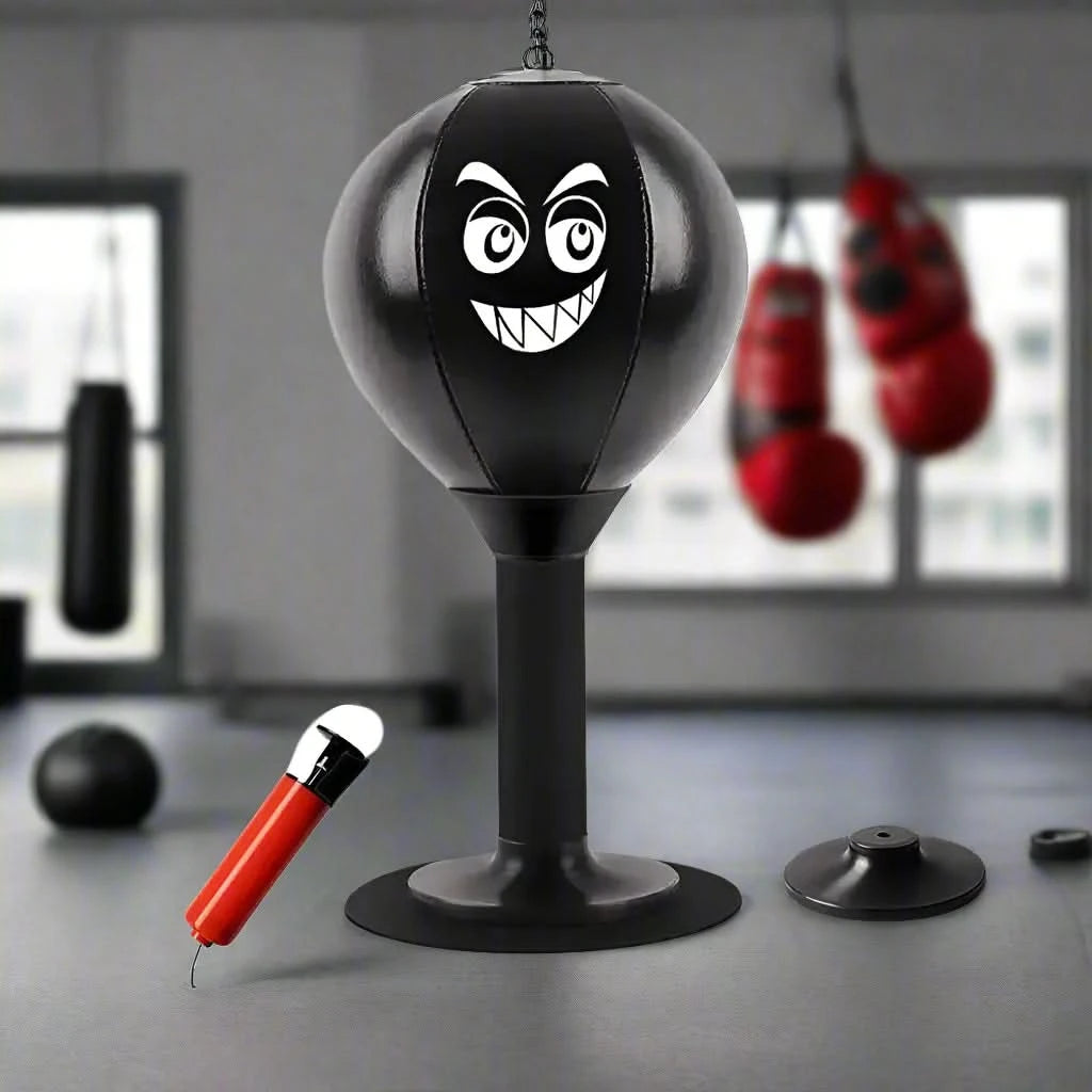 Desktop Boxing Speed Ball Punching Bag Stress Buster - FitZone360