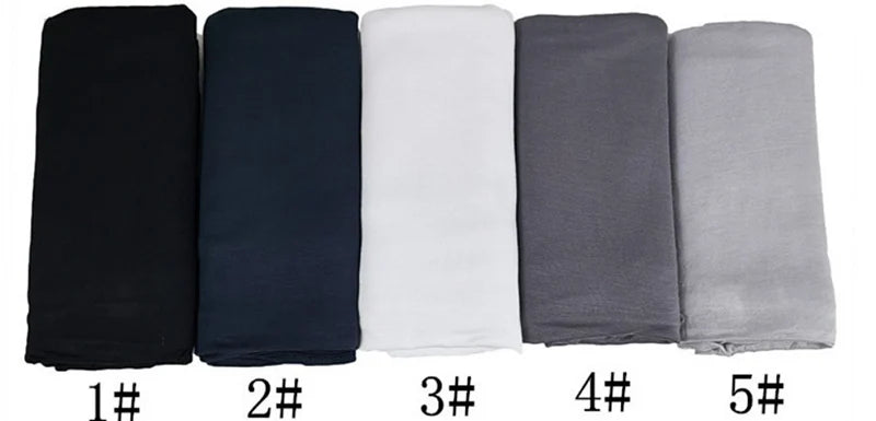 🌙 Soft Modal Cotton Jersey Hijab Scarf – 170x60cm - FitZone360