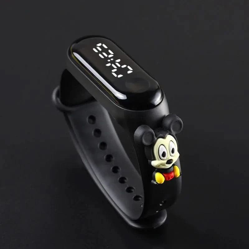 Fashion Mickey & Marvel Superhero Children's LED Sports Watches | Waterproof & Touch Display - FitZone360