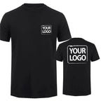 Custom Print Your Own Logo T-Shirt – Personalized Business, Gym & Team Shirt