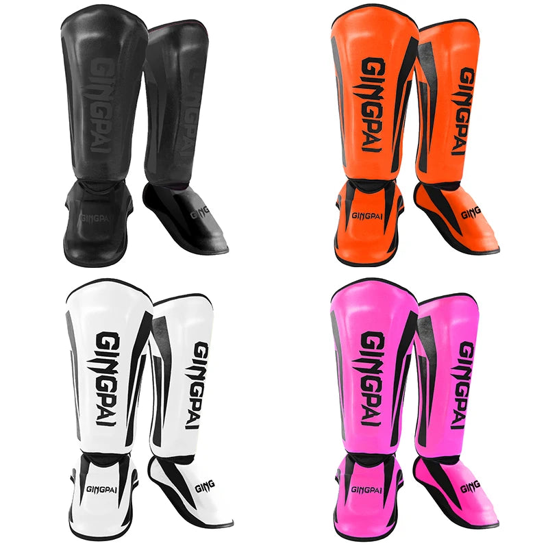Muay Thai & Kickboxing Shin Guards – Martial Arts Protective Pads for Boxing, Sparring & Training - FitZone360